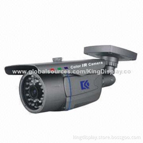 Waterproof CCTV Security Camera with Integrated Bracket, 700TVL, 30m IR